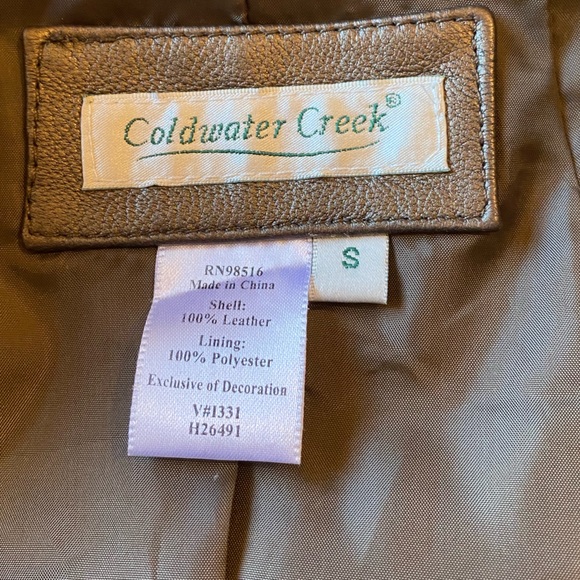 Bronze leather jacket - Picture 4 of 4